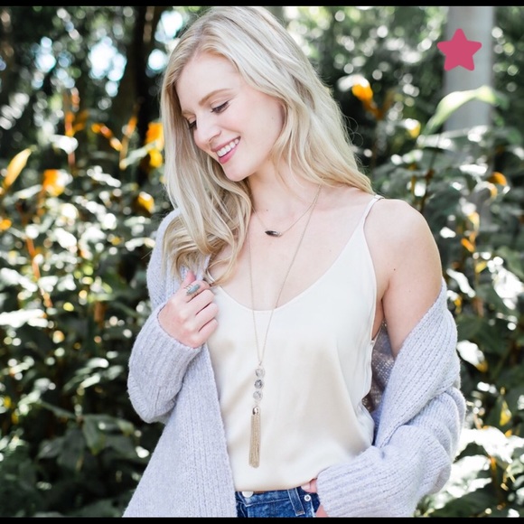 Ava Rose Hudson Necklace (Gold and Turquoise) - Picture 5 of 5